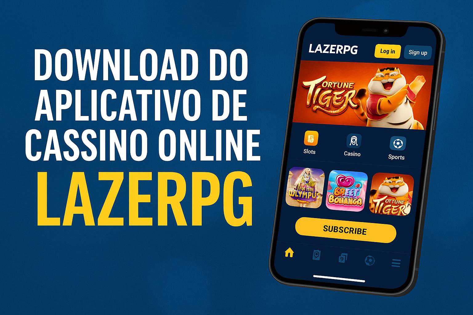 Baixar o LAZERPG Cassino App