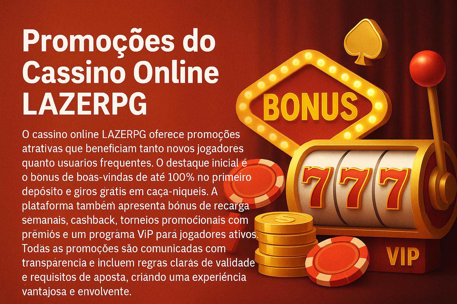 O bônus promocional LAZERPG é uma ótima maneira de começar sua aventura