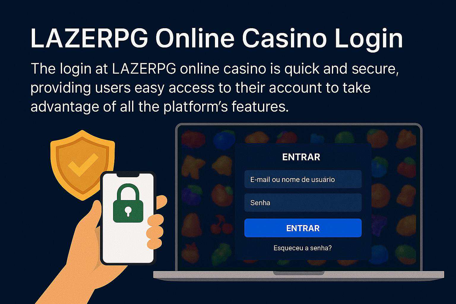 Não Perca tempo, o rRgistro na site LAZERPG  
